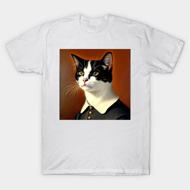 Business Cat T-Shirt by Fantasyscape